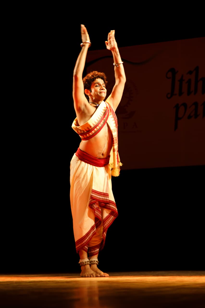 Classical performer on stage