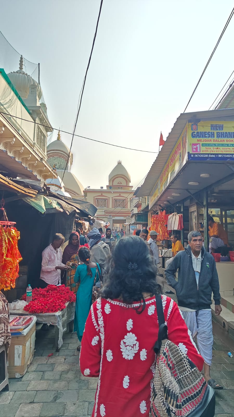 Heritage walk through a market street